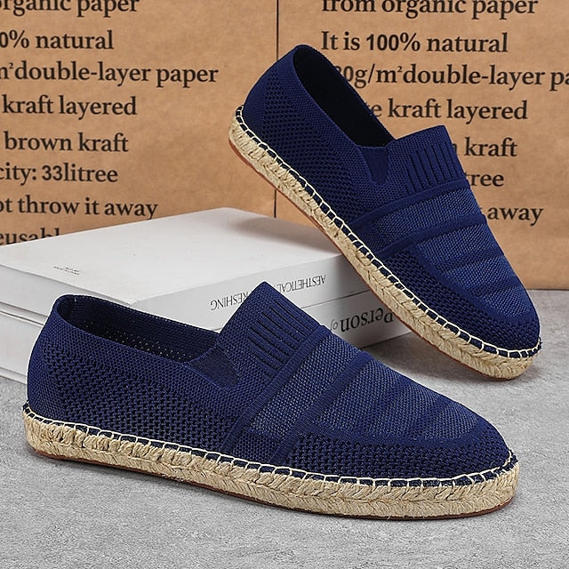 with Woven – Design Espadrilles Beige Men's Vacation