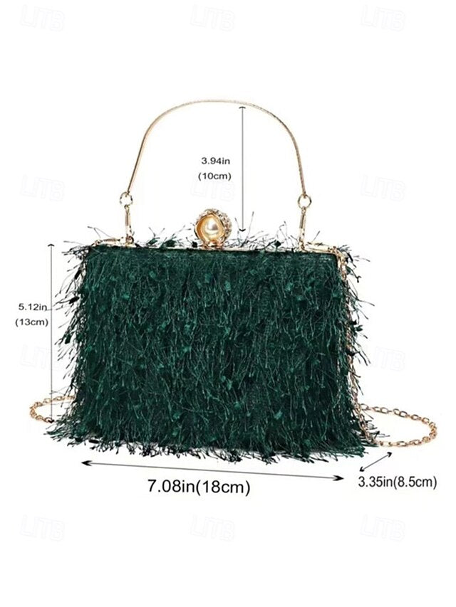 Green – Women's Red Party Elegant Handbag Christmas
