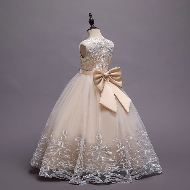 Girls' Princess Flower Dress Kid's Girl