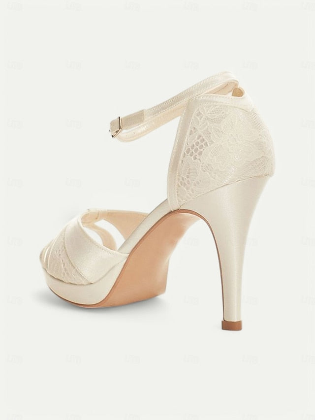 Peep Elegant Toe Pink Women's with Satin High Heel Sandals