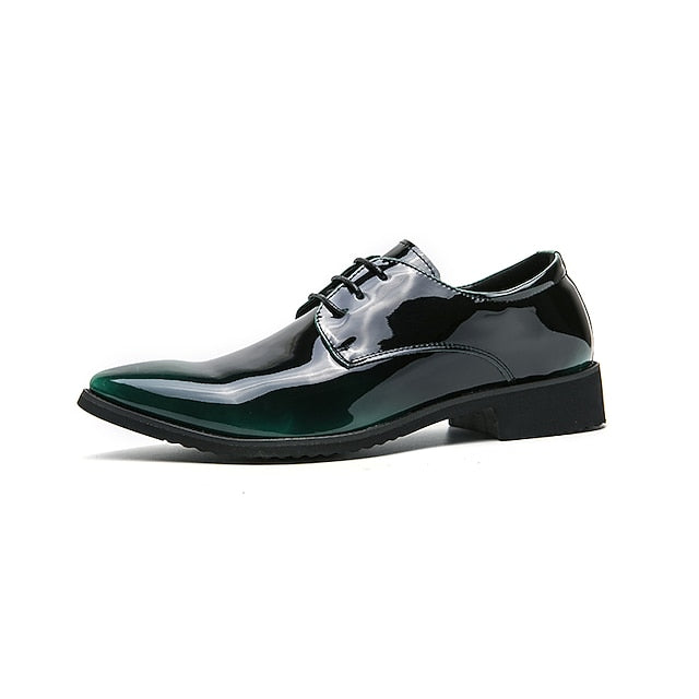 Patent Formal – Shiny Oxford Men's Shoes Leather