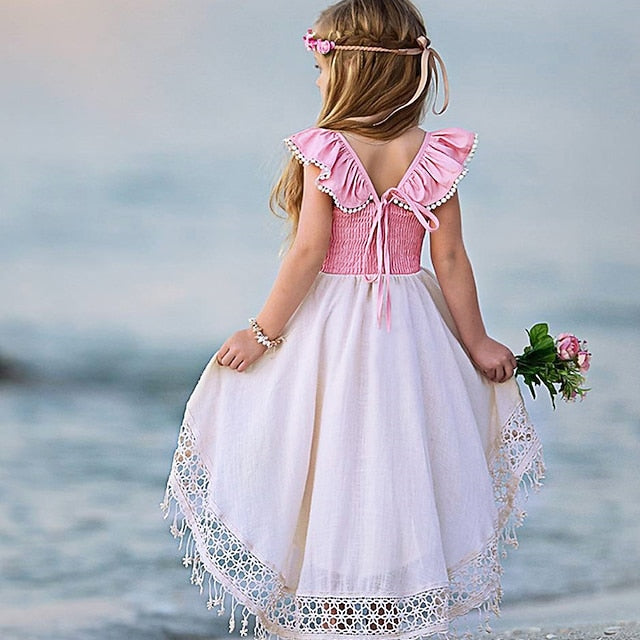 Girl Party Dress Flower Wedding Girls'