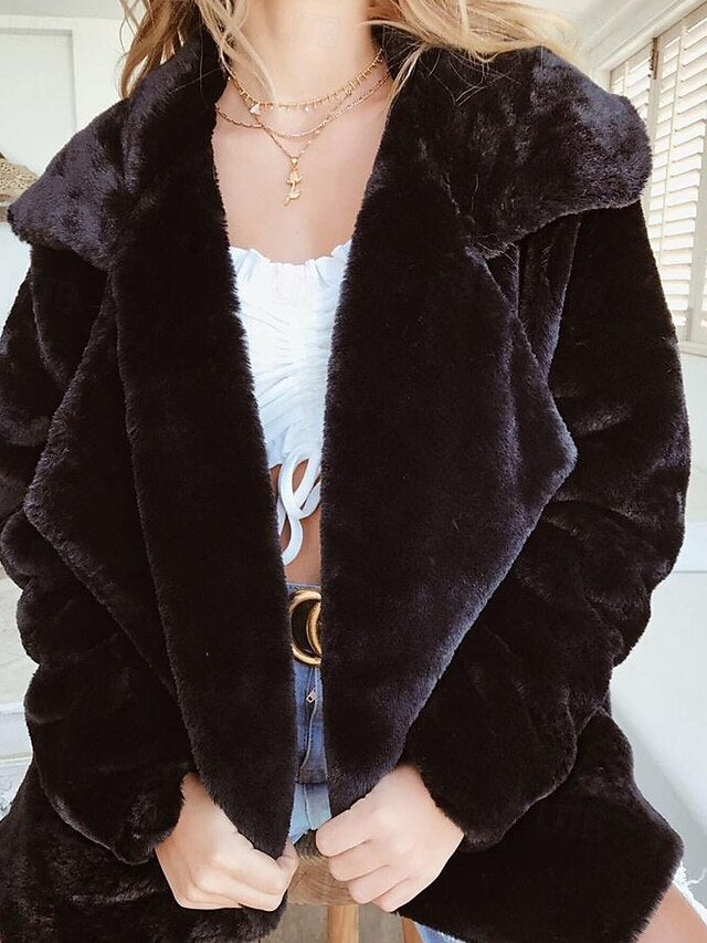 Furs Teddy Women's Coat Warm Fur Comfortable Faux