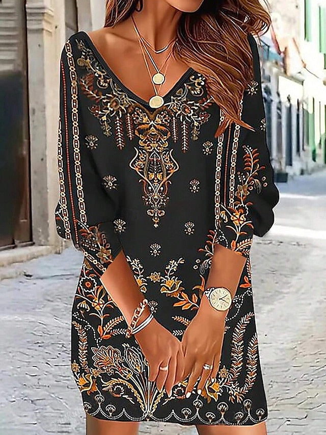 Women's Mini Dress Casual Dress Winter Dress Semi Formal