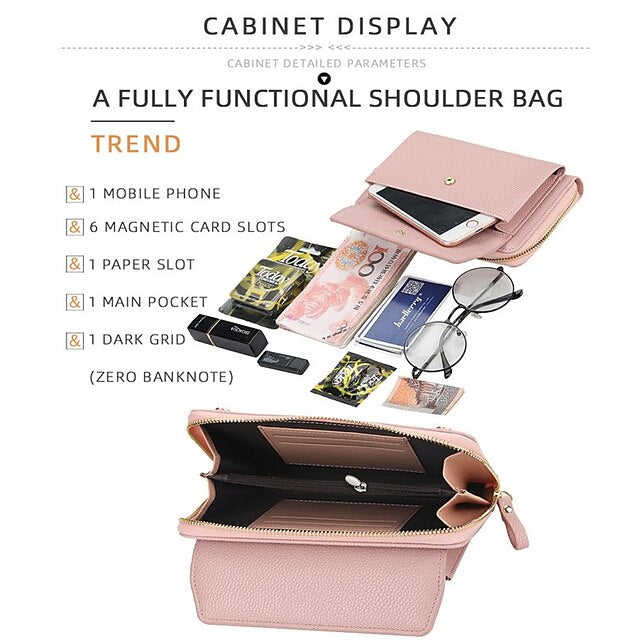 Shoulder Wallet Crossbody Phone Mobile Women's Bag