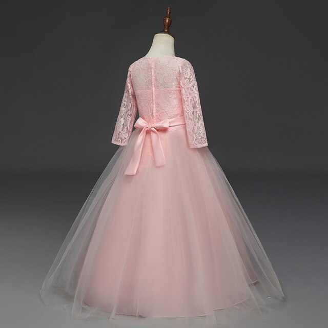 Prom Girl 3-13 Princess Years Flower Dress Lace Kids