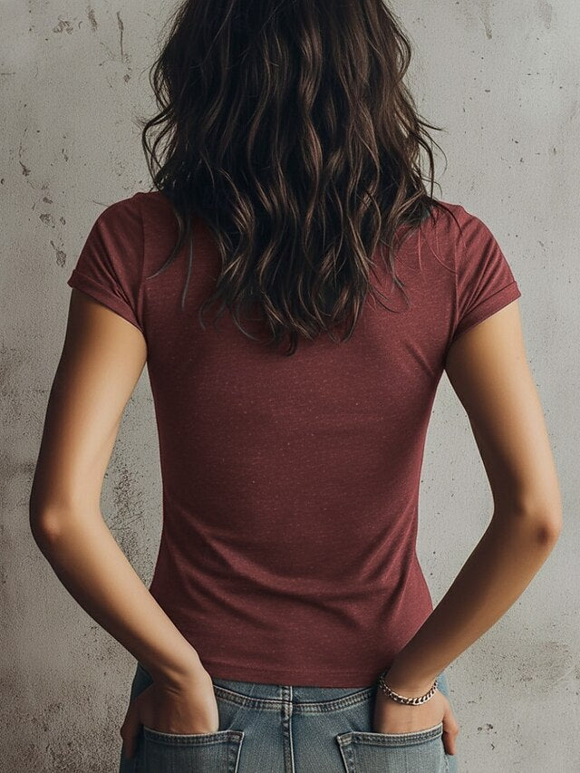 Women's Blouse Zipper Solid Color Stylish Casual Short