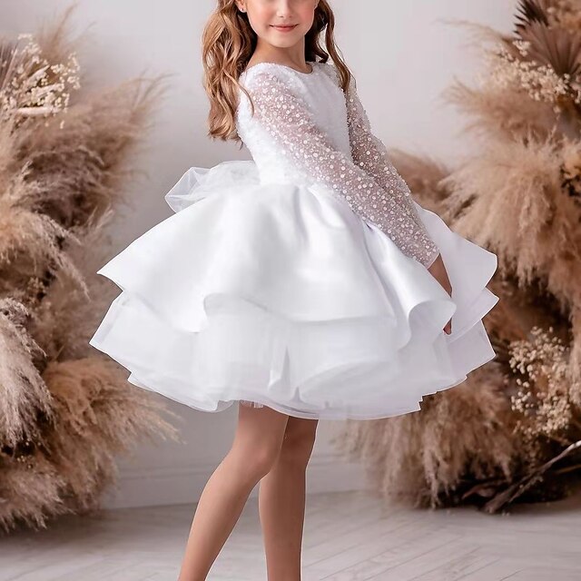 Girl Girls' First Communion Flower Dress