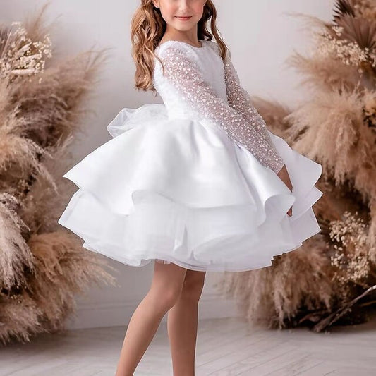 Girl Girls' First Communion Flower Dress