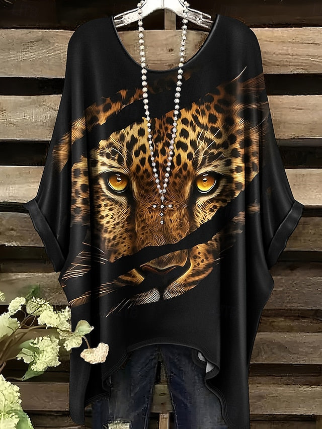 Women's Blouse Graphic Vintage Daily Casual Short Sleeve