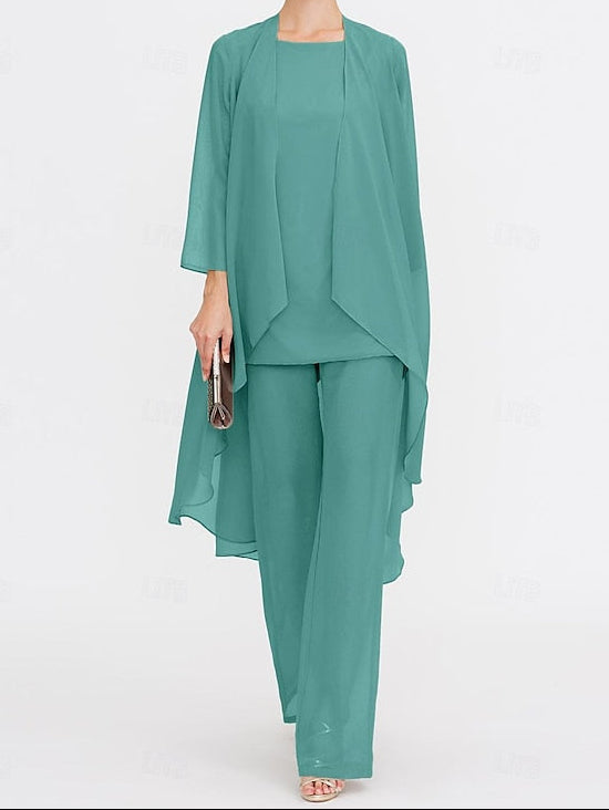 3 Mother Wedding Piece the of Bride Beach Pantsuit