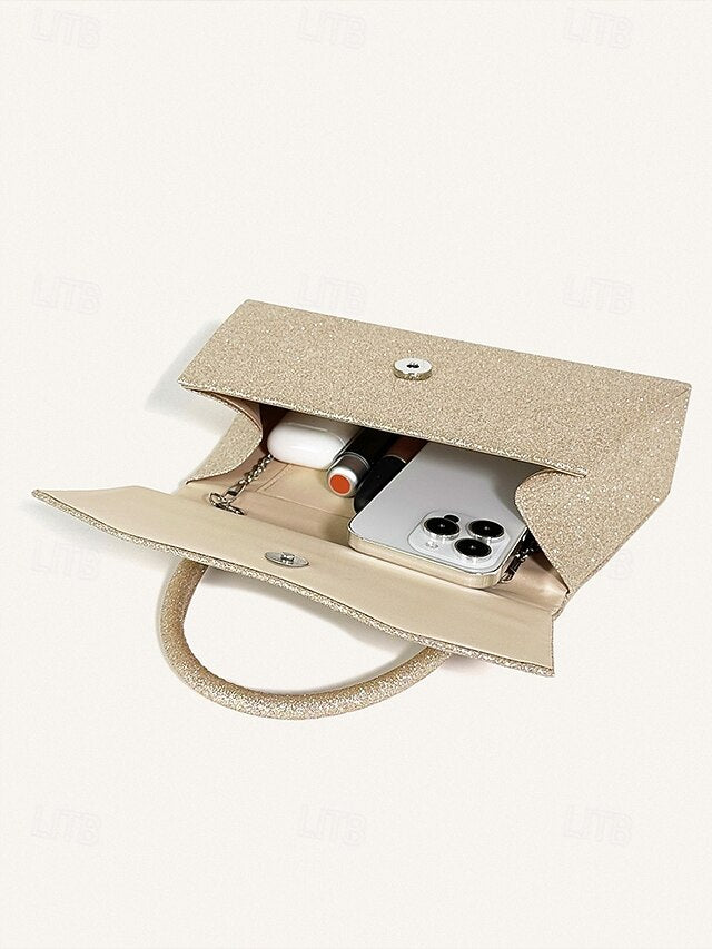 Elegant with Clutch Glitter Sparkling Women's Evening