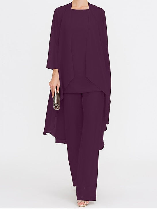 3 Mother Wedding Piece the of Bride Beach Pantsuit