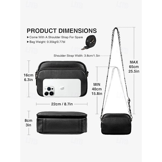 Crossbody Bag Women's Handbag Leather Office Bags Shoulder