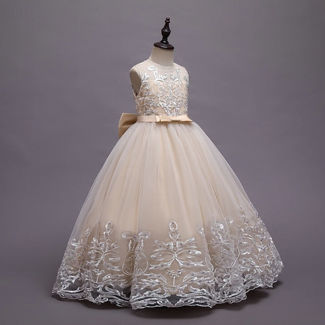 Girls' Princess Flower Dress Kid's Girl