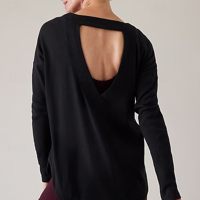 Women's Yoga Shirts Yoga Tank Tops Workout Tops Crew Neck