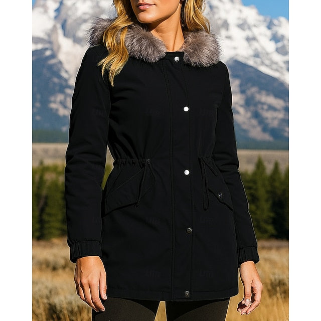Women's Hiking Jacket Fleece Jacket Winter Coat Thermal