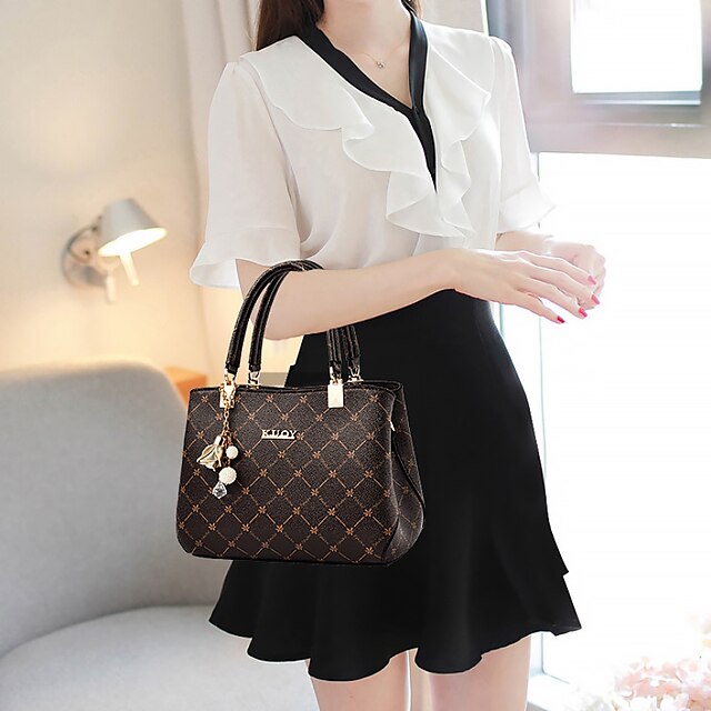 Men's PU Bag Party Leather Shoulder Women's Handbag