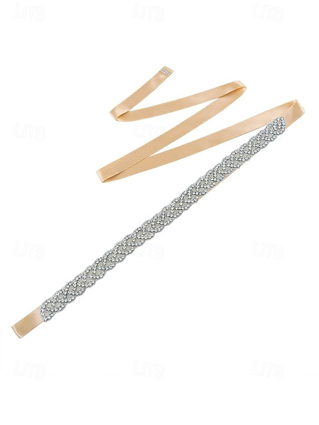 Rhinestone Wedding – Bridal Elegant Crystal Waistband