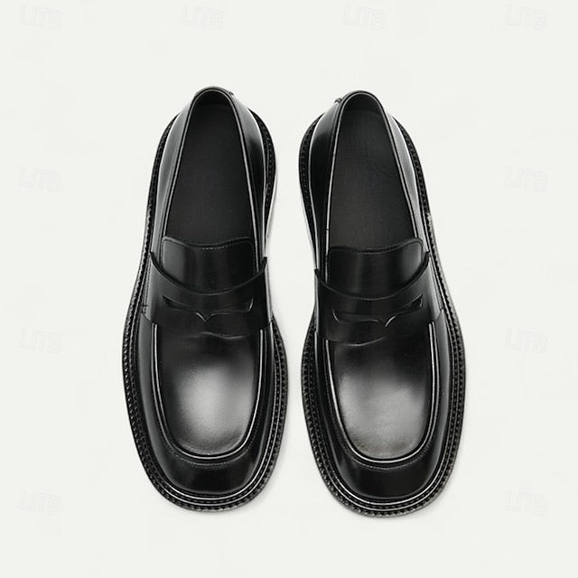 Leather Tan Men's Shoes with and Wingtip in Formal Brown