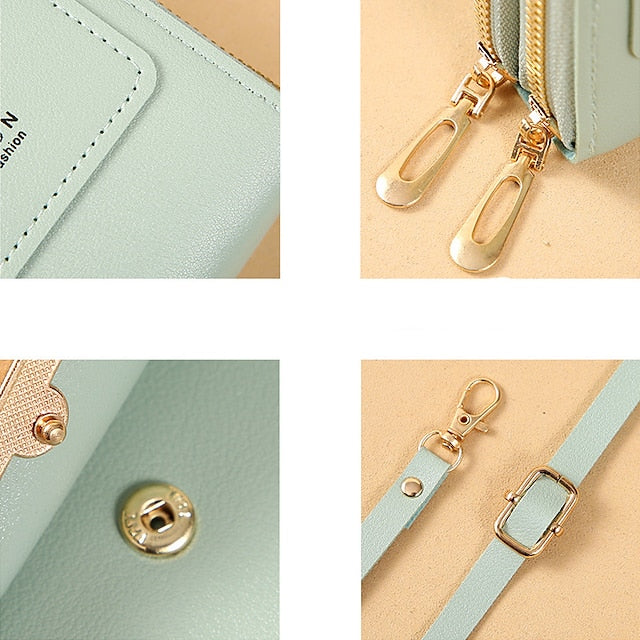 Coin Mobile Phone Purse Wallet Women's Crossbody Bag