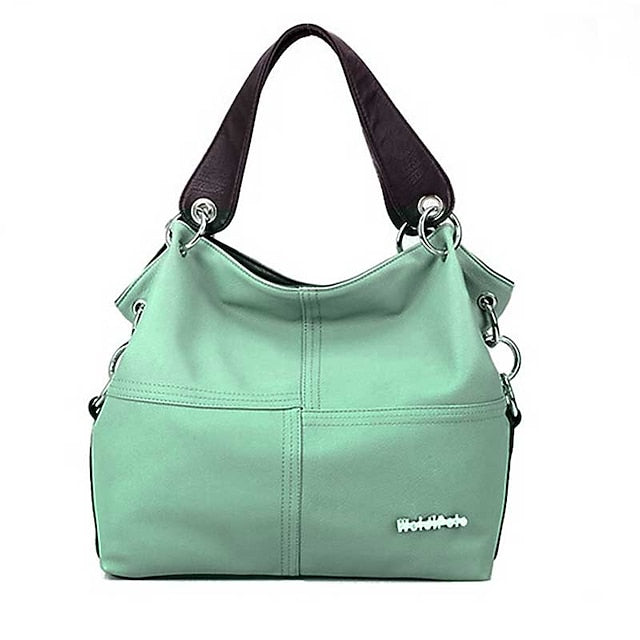 Leather – with Handbag Canvas Casual Straps Women's