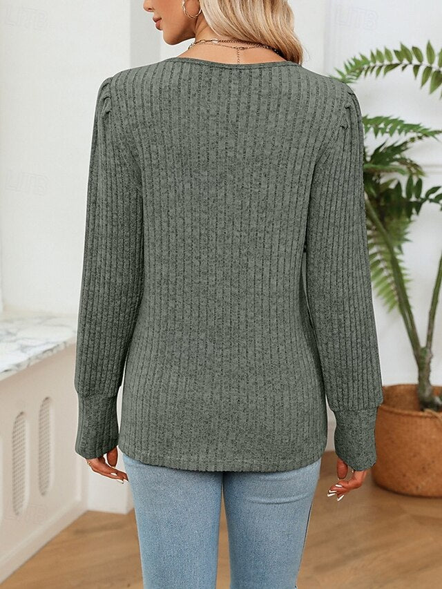 Women's Sweater Pullover Daily Stylish Casual Color Block