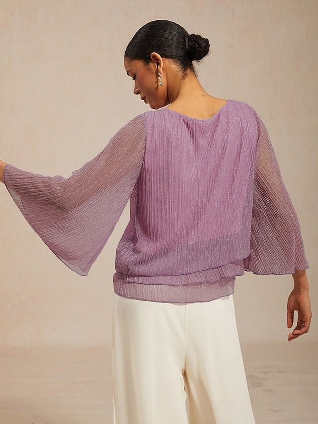 Women's Blouse Dressy Tops Flowy Tops Chiffon Tops Sequins