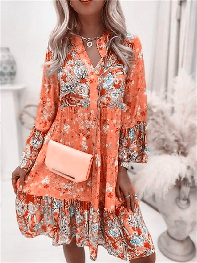 Women's Mini Dress Casual Dress Boho Dress Spring Dress