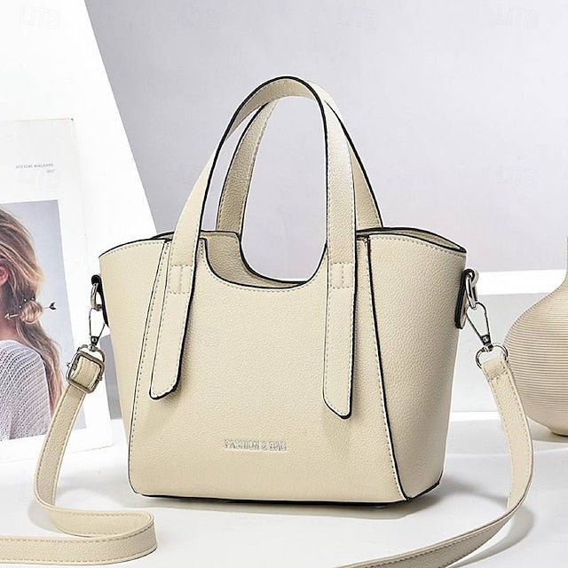 Casual PU Handbag Durable Earth Daily Leather Women's