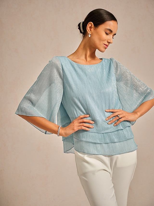 Women's Blouse Dressy Tops Flowy Tops Chiffon Tops Sequins