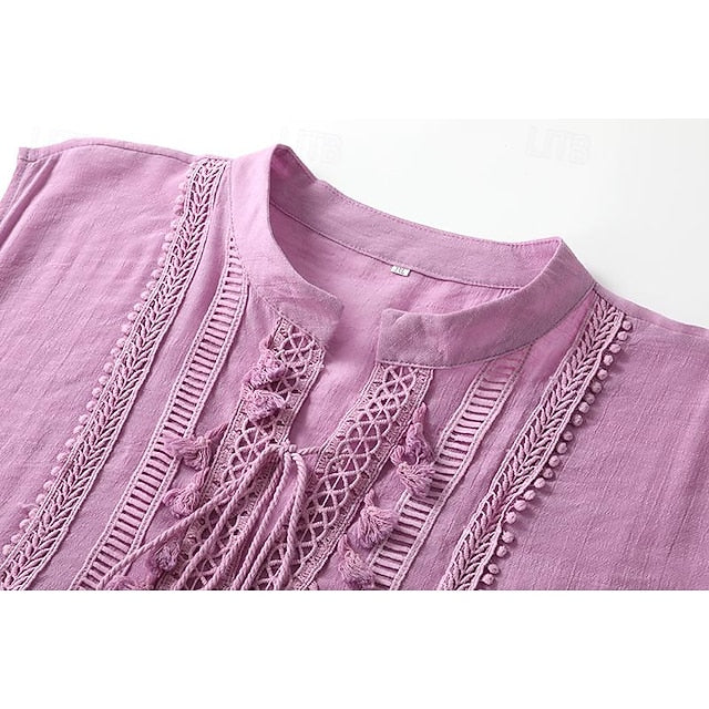 Women's Mini Dress Shift Dress Boho Dress Vacation Vintage