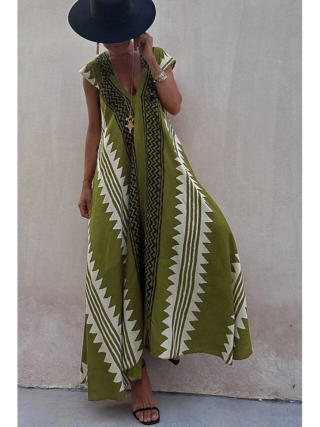 Women's Midi Dress Cocktail Dress Floral Dress Boho Dress