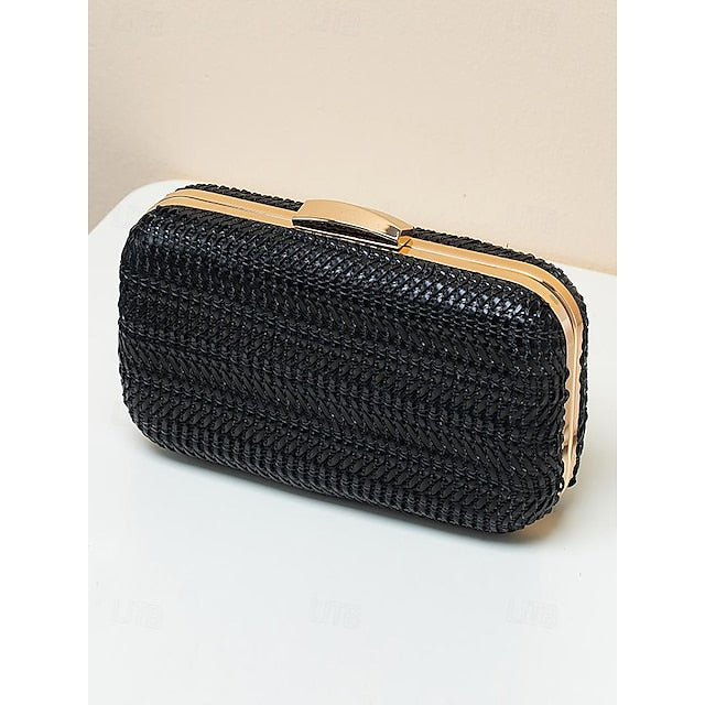 Leather Wristlet Party Evening PU Women's Clutch Bag