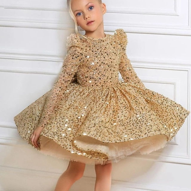 Girls' Dress Sequin A Little Party Kids Line