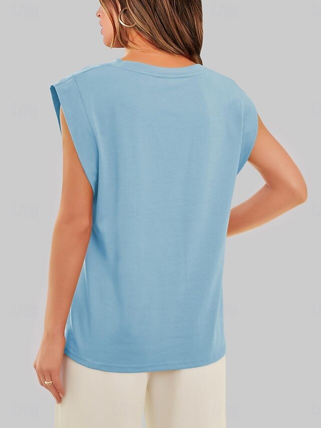 Women's Tank Top Plain Fashion Stylish Classic Sleeveless