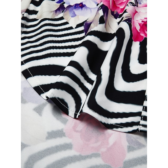 Women's Shirt Dress Casual Dress Swing Dress Midi Dress