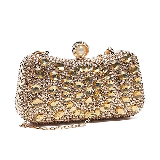 Clutch Crystal Luxury Women's – Evening Multicolor