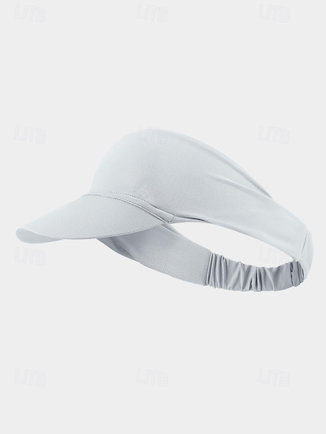 Women's Elastic Sports Hollow Top Sun Hat - Lightweight UV