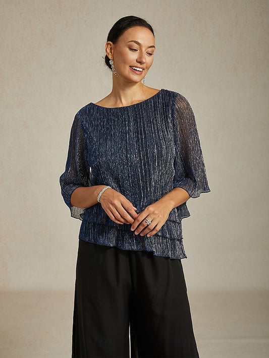 Women's Blouse Dressy Tops Flowy Tops Chiffon Tops Sequins