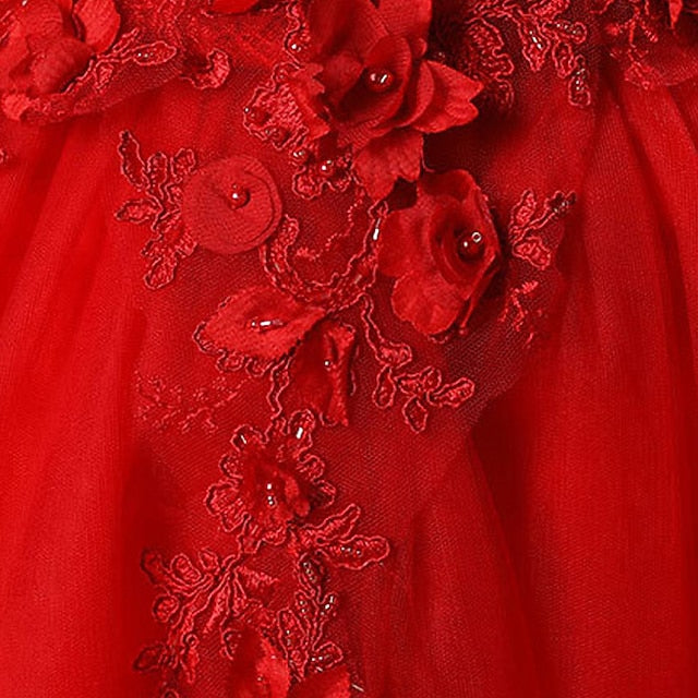 Dress Princess Girls' Flower Party Girl