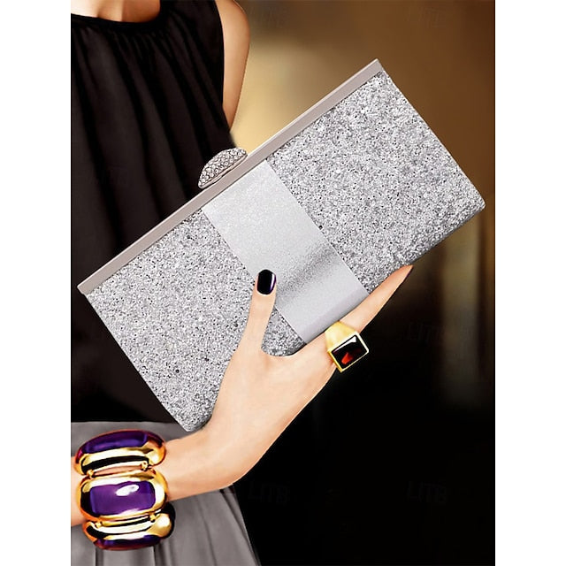 Clutch Evening Polyester Shoulder Bag PU Bags Women's
