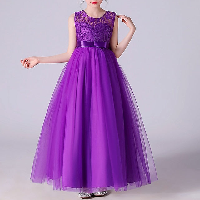 Evening Dress Flower Girls' Girl Gown Party