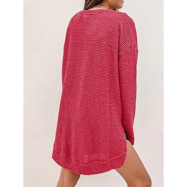 Women's T-Shirt  Solid Color Plain Daily Stylish Casual