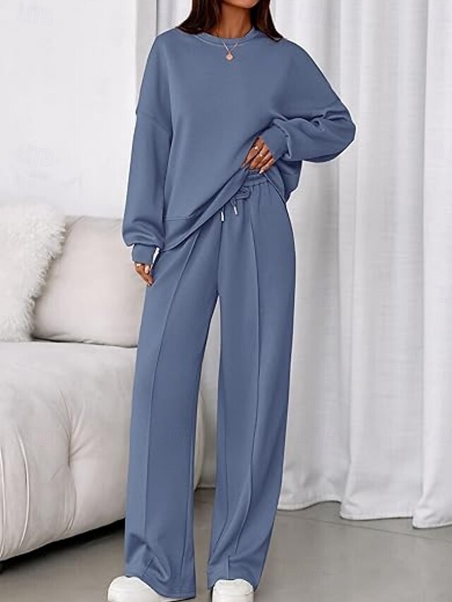 Women's Two Piece Sets Pants Sets Bolero Top Long Sleeve