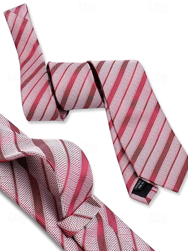 Set Men's – Checkered Purple Square and Silk Tie Pocket