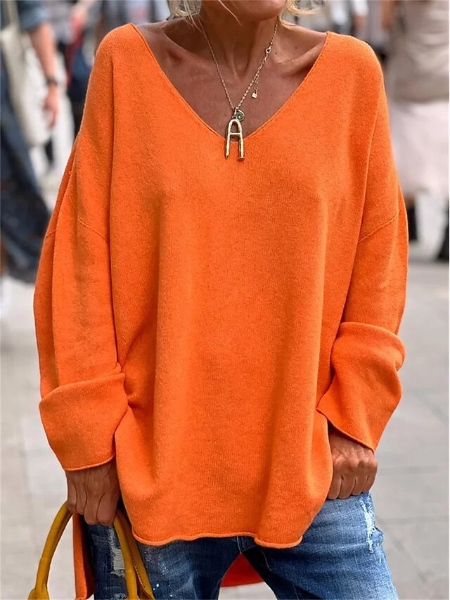 Women's Tunic Oversized Sweatshirt Pullover Sports Basic
