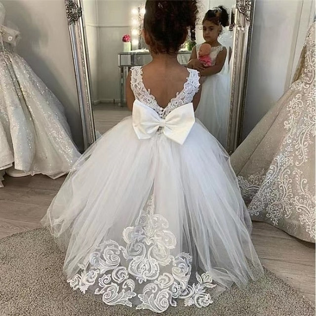 First Communion Dress Party Girls' Flower Girl