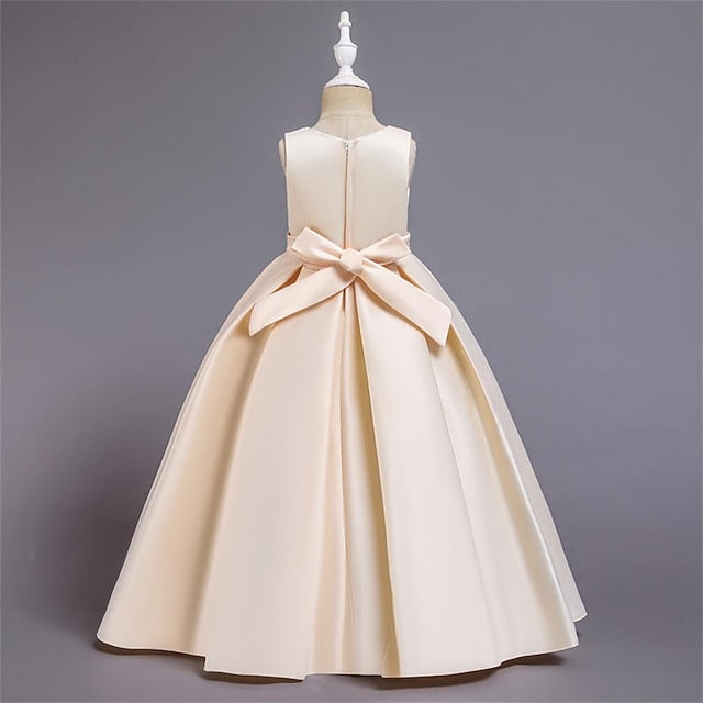 Flower Gown Dress Party Girl Evening Girls'