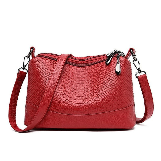 Shoulder Leather Bag Hobo Crossbody Women's PU